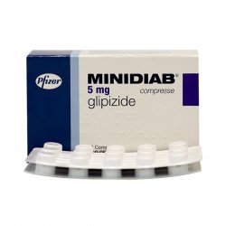 Минидиаб (Глипизид, аналог Мовоглекена) 5мг №30 в Майкопе и области фото